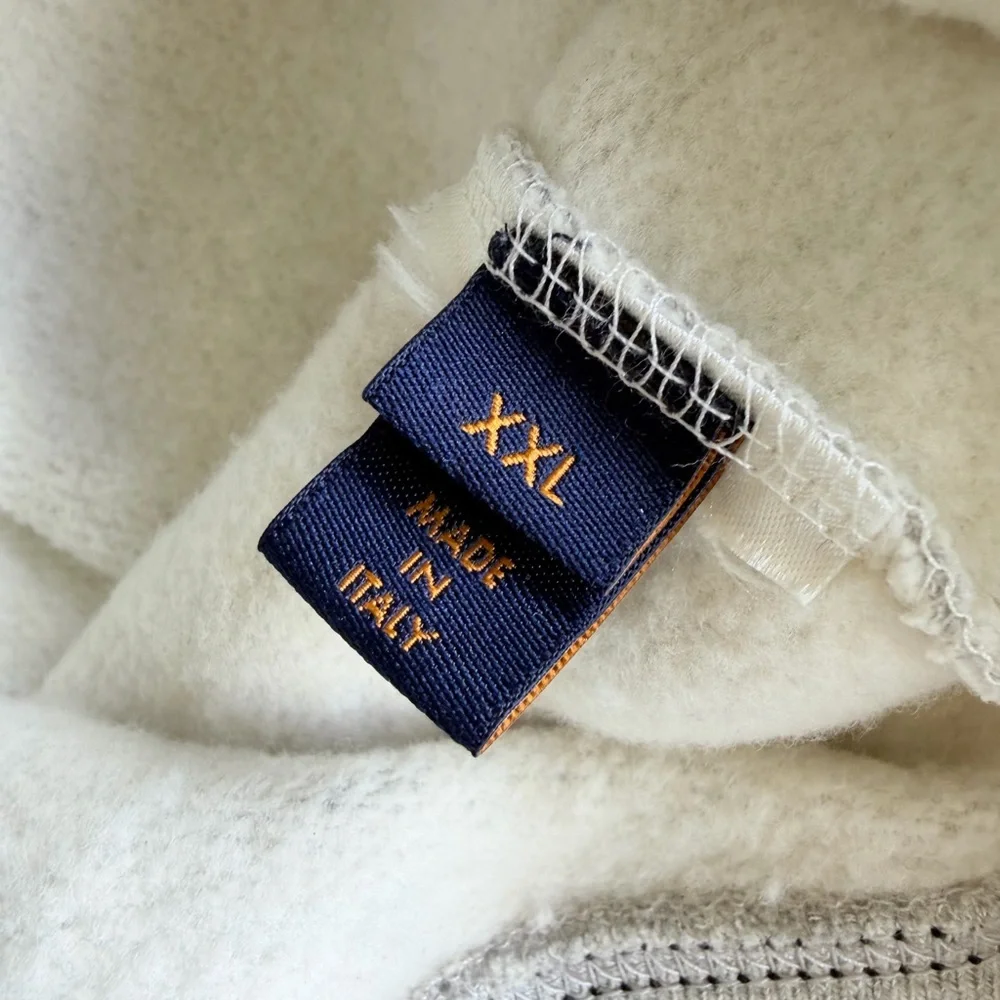 Louis Vuitton Cream Crewneck Sweatshirt with Small Chest Logo - Picture 4 of 8